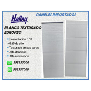 Panel Blanco Texturado Europeo