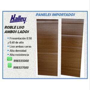 Panel Roble Liso ambos lados